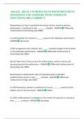 ABA 622 - DECK 3 SCHEDULES OF REINFORCEMENT QUESTIONS AND ANSWERS WITH COMPLETE SOLUTIONS 100&percnt; CORRECT 