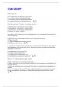 BCS CISMP QUESTIOSN & ANSWERS GRADED A&plus;