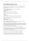 Hosa Bowl Practice Test Exam Questions and Answers