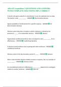 ABA 622 Acquisition 2 QUESTIONS AND ANSWERS WITH COMPLETE SOLUTIONS 100&percnt; CORRECT 