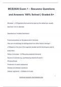 MCB3020 Exam 1 &ndash; Bacusmo Questions and Answers 100&percnt; Solved &vert; Graded A&plus;