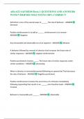 ABA 622 SAFMEDS Deck 1 QUESTIONS AND ANSWERS WITH VERIFIED SOLUTIONS 100&percnt; CORRECT 