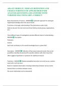 ABA 622 MODULE 1 EDSE 622 DEFINITION AND CHARACTERISTICS OF APPLIED BEHAVIOR ANALYSIS QUESTIONS AND ANSWERS WITH VERIFIED SOLUTIONS 100&percnt; CORRECT 