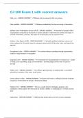 CJ 100 Exam 1 with correct answers