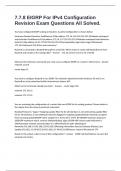 7&period;7&period;8 EIGRP For IPv4 Configuration Revision Exam Questions All Solved&period;