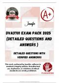 DVA3701 EXAM PACK 2025  &lbrace;DETAILED QUESTIONS AND ANSWERS &rcub;