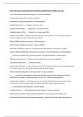 BIOL 2051 EXAM 2 QUESTIONS WITH COMPLETE ANSWERS NEW VERSION 2024-2025