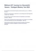 Wellcare ACT Journey to a Successful Season - TeleAgent questions and