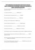 US Constitution exam Questions and Correct Answers &lpar;100&percnt; COMPLETE ANSWERS&rpar; ALREADY GRADED A&plus; &vert; 100&percnt; satisfaction guarantee