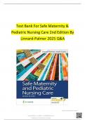  Test Bank For Safe Maternity & Pediatric Nursing Care 2nd Edition By Linnard-Palmer 2025 Q&A