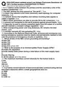 2024-2025 latest updated actual Low Voltage Final exam Questions with 100&percnt; Verified answers&comma;GUARANTEED TO PASS&excl;&excl;