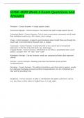 EDSE 4020 Exam Bundle