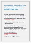 NGN ATI FUNDAMENTALS 2023 PROCTORED EXAM VERSION  1 & VERSION 2 EACH VERSION WITH 70 QUESTIONS AND  CORRECT DETAILED ANSWERS &lpar;VERIFIED ANSWERS&rpar;  AND RATIONALE &sol;A&plus; GRADE ASSURED 