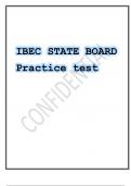 Exam &lpar;elaborations&rpar; IBEC STATE BOARD Practice