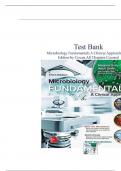 TEST BANK FOR MICROBIOLOGY FUNDAMENTALS&colon; A CLINICAL APPROACH 3RD EDITION BY COWAN