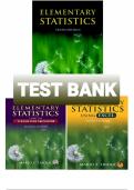 Test bank for Elementary statistics 10th Edition&vert; All chapters are included &vert; Latest version