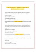 ATI RN Nursing Care of Children Proctored Exam 70 Questions and Correct Answers