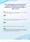 WGU D184 Objective Assessment &lpar;Latest 2024&sol; 2025 Update&rpar; Standard-Based Assessment &vert;Questions & Verified Answers&vert; Grade A&vert; 100&percnt; Correct