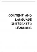 Apuntes sobre el aprendizaje Integrado de  contenidos y lengua