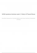 Nr548 questions interview week 4 -History of Present Illness&colon; NR548 &sol;NR 548 Questions and Verified Answers &vert;100&percnt; Correct &vert; Complete solution &vert; A&plus; Grade &vert; Latest Update 2024 &sol; 2025 - Chamberlain