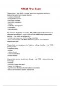 NR548 Final Exam&lowbar;NR548&sol; NR 548 Questions and answers &vert; 100&percnt; satisfaction guaranteed - Chamberlain