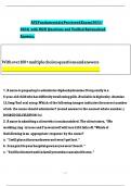 ATIFundamentalsProctoredExam&lpar;2023&sol; 2024&rpar; with NGN Questions and Verified Rationalized Answers&comma;