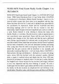NURS 6670 final exam study guide latest 2024 walden university Questions and answers &vert; 100&percnt; satisfaction guaranteed