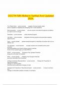 OCCTH 585 Midterm Verified And Updated 2024&period;