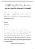 NAVLE Practice Test Exam Questions and Answers 100&percnt; Solved &vert; Graded A&plus;