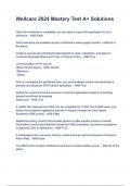 Wellcare 2024 Mastery Test A&plus; Solution questions and answers&period;