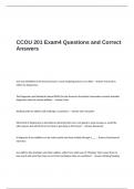 CCOU 201 Exam4 Questions and Correct Answers
