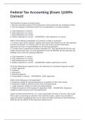 Federal Tax Accounting &lpar;Exam 1&rpar;100&percnt; Correct&excl;