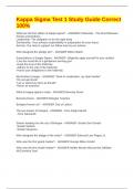Kappa Sigma Test 1 Study Guide Correct 100&percnt;