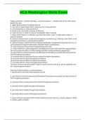 HCA Washington Skills Exam