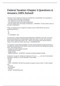 FEDERAL TAXATION &sol; INCOME EXAM BUNDLE&lpar;COMPLETE PACKAGE&rpar;100&percnt; SOLVED