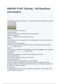 NAVFAC P-307 Training - 144 Questions and answers