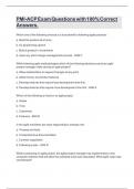 PMI-ACP Exam Questions with 100&percnt; Correct Answers&period;