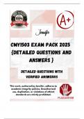 CMY1503 EXAM PACK 2025  &lbrace;DETAILED QUESTIONS AND ANSWERS &rcub;
