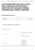 CCSH BOARD PREP EXAM 2024 ACTUAL EXAM COMPLETE ACCURATE EXAM QUESTIONS WITH DETAILED VERIFIED ANSWERS &lpar;100&percnt; CORRECT ANSWERS&rpar;