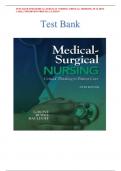 Test Bank Medical Surgical Nursing 10th Edition Ignatavicius Workman&vert;&vert;NEW EDITION