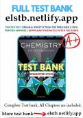 Test Bank - Chemistry&colon; The Central Science&comma; 14th Edition &lpar;Brown&comma; 2015&rpar;&comma; Chapter 1-24 &vert; All Chapters