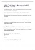 1350 Final Exam 2 Questions And All Correct Answers&period;