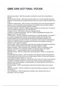 QMB 3200 UCF FINAL VOCAB QUESTIONS AND CORRECT DETAILED ANSWERS WITH RATIONALES 2025&sol;2026 &lpar;VERIFIED ANSWERS&rpar; &vert;ALREADY GRADED A&plus;