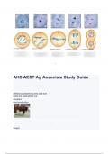 AHS AEST Ag Associate Study Guide questions and answers