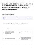 CDFA IPM LICENSE EXAM 2024-2025 ACTUAL EXAM 300 QUESTIONS AND CORRECT DETAILED ANSWERS WITH RATIONALES &lpar;VERIFIED ANSWERS&rpar;