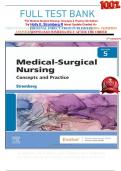        FULL TEST BANK For Medical-Surgical Nursing&colon; Concepts & Practice 5th Edition by Holly K&period; Stromberg R latest Update Graded A&plus;     