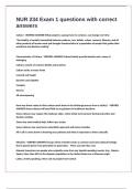 NUR 234 exam 1 questions with correct answers&period;