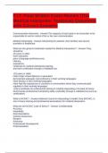 F&period;I&period;T&period; Final Written Exam Review &lpar;The Medical Interpreter Textbook&rpar; Questions with Correct Answers