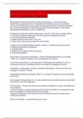 Interpreting Exam - General Questions with Complete Answers