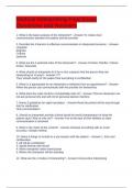 Medical Interpreting Final Exam Questions and Answers